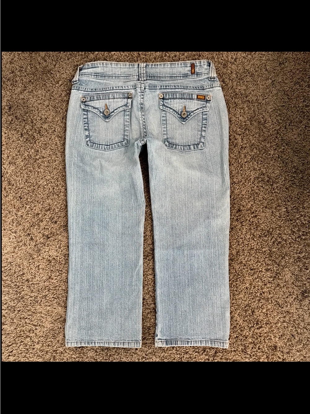 Y2K Bongo Low Rise Capris